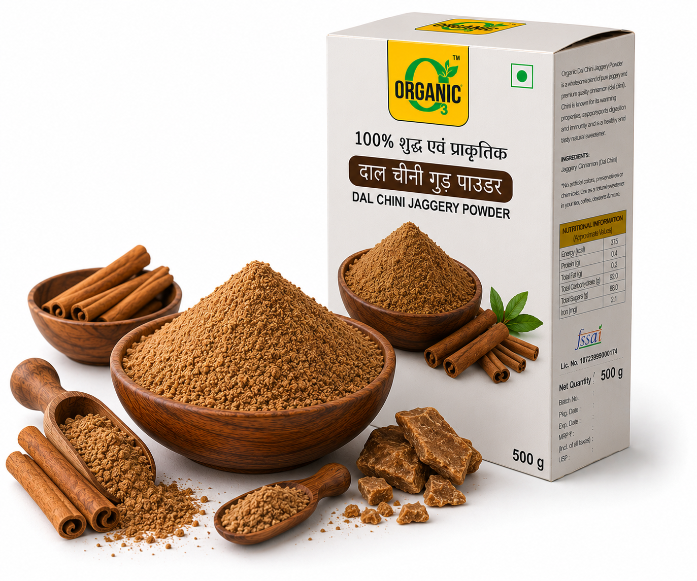 Dal Chini Jaggery Powder